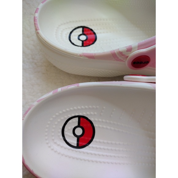 Crocs Clog Pokemon Men 9‎ Women 11 Pink Light Up Jigglypuff Lounge Everydaywear - Picture 6 of 6
